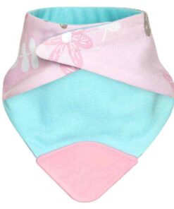 Becalm baby flower teething bib