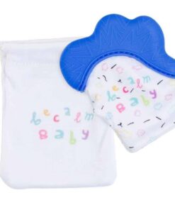 becalm baby mitten blue