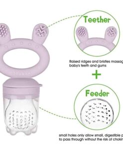 Haakaa Fresh Food Feeder & Cover Set Lavender