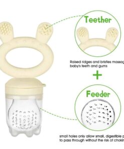 Haakaa Fresh Food Feeder & Cover Set Oat