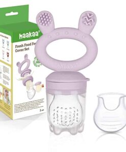 Haakaa Fresh Food Feeder & Cover Set Lavender