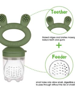 Haakaa Fresh Food Feeder & Cover Set Olive