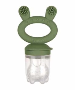 Haakaa Fresh Food Feeder & Cover Set Olive