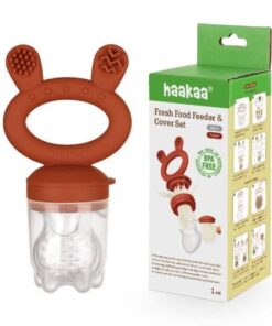 Haakaa Fresh Food Feeder & Cover Set Copper