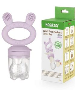 Haakaa Fresh Food Feeder & Cover Set Lavender
