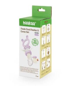Haakaa Fresh Food Feeder & Cover Set Lavender