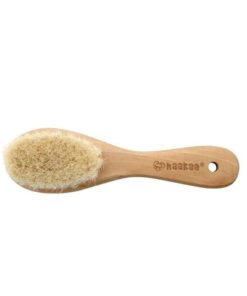 Goat Wool Wooden Baby Hair Brush