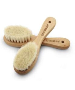 Haakaa Goat Wool Wooden Baby Hair Brush