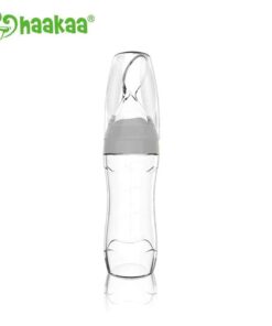 Haakaa dispensing Spoon grey