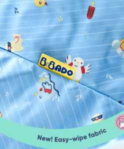 Bibado Coverall Bib Short Sleeve Ducklings Pool Party