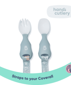 Bibado Attachable Weaning Spoon & Fork Set Arctic Adventures