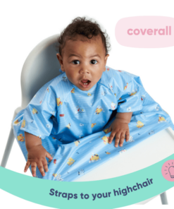 Bibado Coverall Bib Short Sleeve Ducklings Pool Party