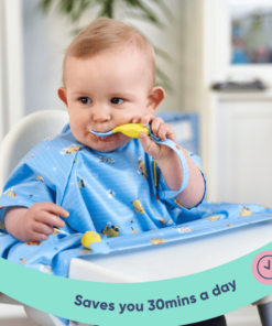 Bibado Coverall Bib Short Sleeve Ducklings Pool Party