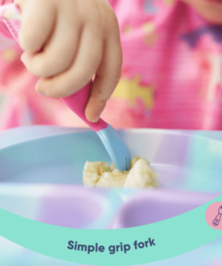 Bibado Coverall Bib and Matching Attachable Cutlery