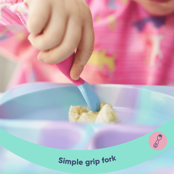 Bibado Coverall Bib and Matching Attachable Cutlery