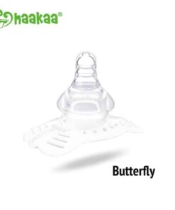 haakaa breast feeding breast shield butterfly