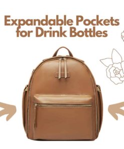 Tan Nappy Bag Becalm Baby