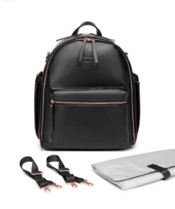 Becalm Baby Nappy Bag Black