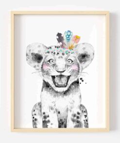 Digital Art Safari Animals tiger