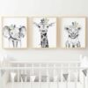 Digital Art Safari Animals Nursery