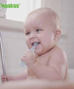 Haakaa 360 degree toothbrush blue