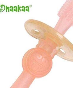 Haakaa 360 degree toothbrush pink
