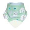 Becalm baby White fox bib