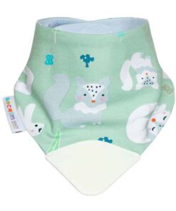 Becalm baby White fox bib