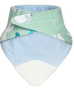 Becalm baby White fox bib