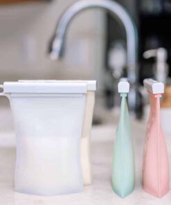 Junobie Reusable Silicone Breastmilk Storage Bags- 4pk