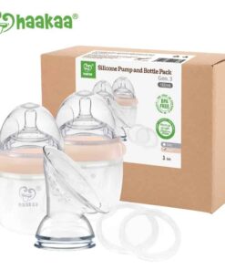 Haakaa Generation 3 Breast Pump & Bottle Pack