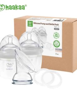 Haakaa Generation 3 Breast Pump & Bottle Pack