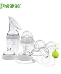 Haakaa Premium Generation 3 Pump and Bottle Pack Grey