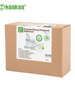 Haakaa Premium Generation 3 Pump and Bottle Pack Grey