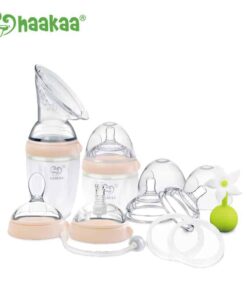 Haakaa Premium Generation 3 Pump and Bottle Peach
