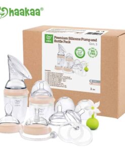 Haakaa Premium Generation 3 Pump and Bottle Peach