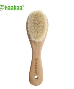 Haakaa Goat Wool Baby Brush and Comb Set