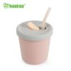 Haakaa Silicone Sippy Straw Cup Blush