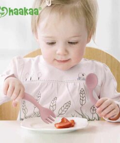 Haakaa Bendy Silicone Cutlery Set