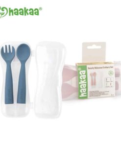 Haakaa Bendy Silicone Cutlery Set