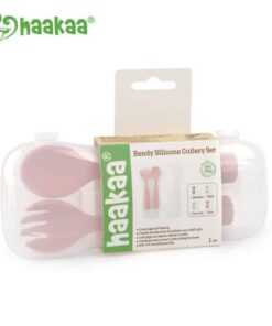 Haakaa Bendy Silicone Cutlery Set