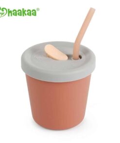 Haakaa Sippy Straw Cup Rust