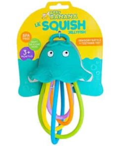 Lil’ Squish Jellyfish - Sensory Rattle and Teething Toy