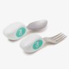 Doddl fork and spoon set Aqua