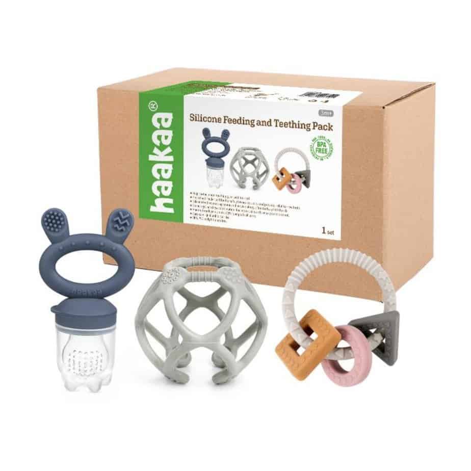 Haakaa Silicone Feeding and Teething Pack