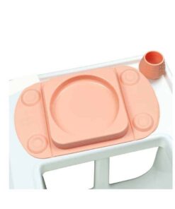 Easymat Mini Max Suction Plate Pearl and Pearl Dinky Cup