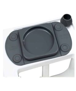 Easymat Mini Max Suction Plate Ridge Grey and Ridge Grey Dinky Cup