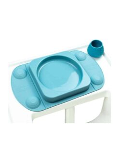 Easymat Mini Max Suction Plate Teal and Teal Dinky Cup