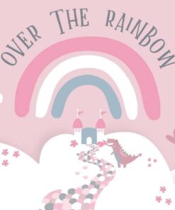 Bibado Coverall Bib Long Sleeve Over the Rainbow